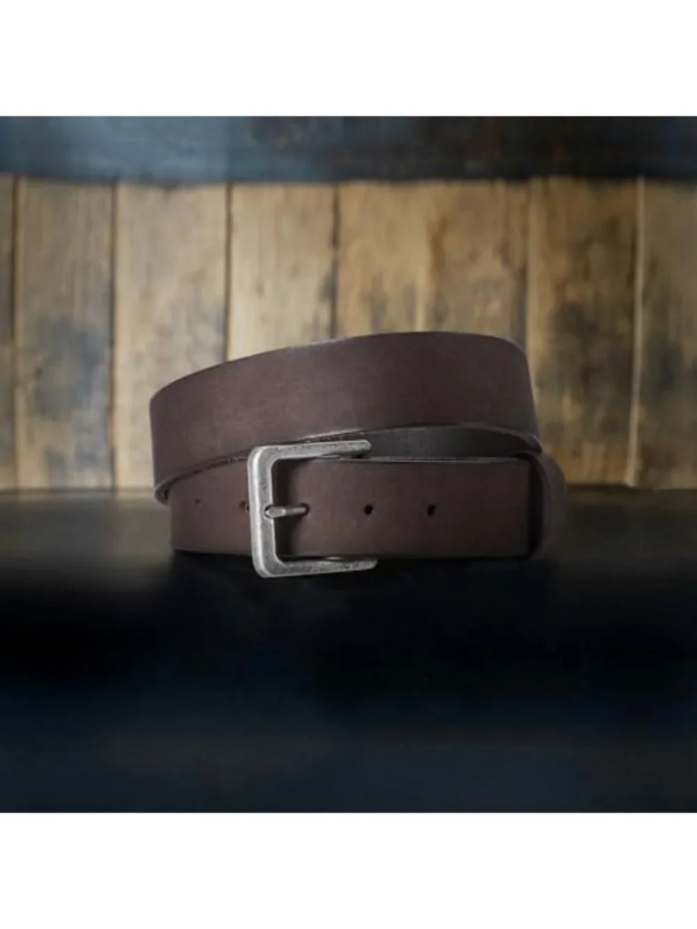 Genuine Leather Belt Without Buckle, 38mm Casual Strap for Jeans, Adjustable